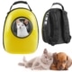 mochila regida con ventanilla para mascotas